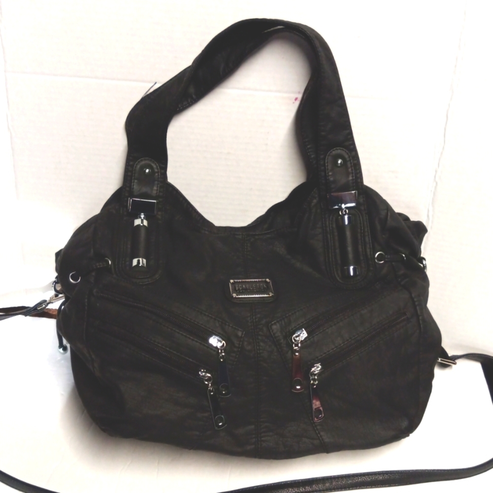 SCARLETON Large Purse Handbag Five exterior Zippered Pockets